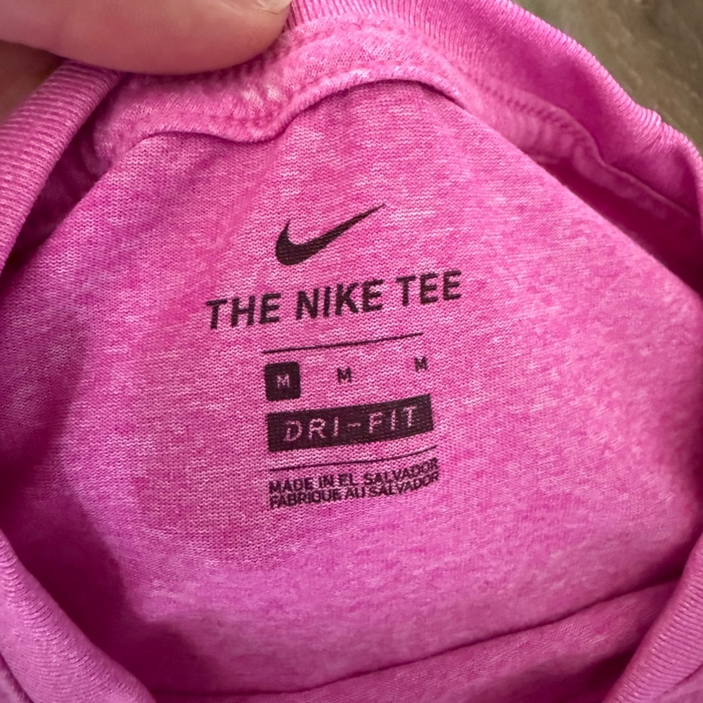 Nike Pink Dri-FIT Tee “The Nike Tee” - Picture 3 of 4